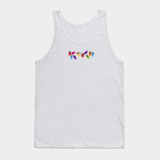 Colorful light bulb Merry Christmas II Tank Top